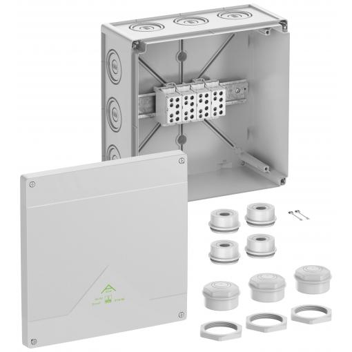 Spelsberg 48143501 rozbočovací krabice (d x š x v) 252 x 252 x 120 mm šedá IP54, IP66 1 ks