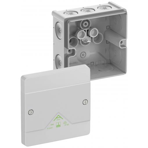 Spelsberg 80440001 rozbočovací krabice (d x š x v) 102 x 102 x 57 mm šedá IP66 1 ks