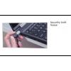 Dicota kabelový zámek pro notebooky, kódový zámek s klíčem další klíč slouží jako náhradní 2 m Security T-Lock Value, Single (3x7 mm slot)