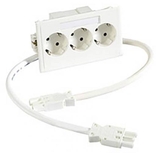 Schneider Electric 5940201 vestavná krabice trojnásobná zásuvka 1 ks bílá