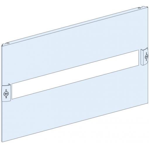 PismaSeT-P, čelní panel, s výřezem 45 mm, 1řadý, šířka = 650 mm, výška = 4 moduly Schneider Electric Množství: 1 ks