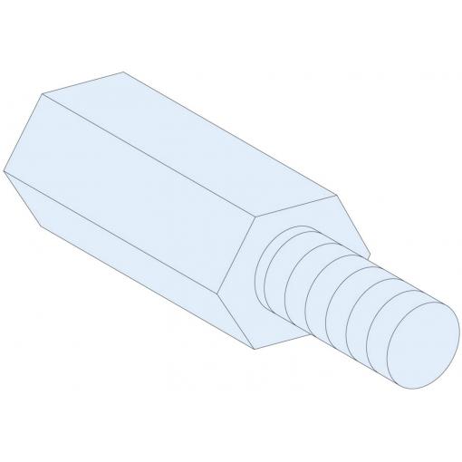 PismaSeT-P, distanční držák, hexagonální, M6, výška=55 mm, (4 ks) Schneider Electric Množství: 1 ks
