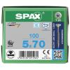 SPAX 0197000500703 R 88091 Senkkopf T-STAR TG šroub do dřeva 5 mm 70 mm T-STAR plus nerezová ocel A2 100 ks