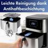 Profi Cook PC-FR 1269 H horkovzdušná fritéza, 8 l, 1 800 W, nerezová ocel, černá