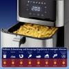 Profi Cook PC-FR 1269 H horkovzdušná fritéza, 8 l, 1 800 W, nerezová ocel, černá