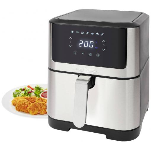Profi Cook PC-FR 1269 H horkovzdušná fritéza, 8 l, 1 800 W, nerezová ocel, černá