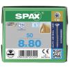 SPAX 0197000800805 šroub do dřeva 8 mm 80 mm T-STAR plus nerezová ocel A2 50 ks