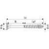 SPAX 0251010500775 šroub do dřeva 5 mm 77 mm T-STAR plus ocel WIROX 150 ks