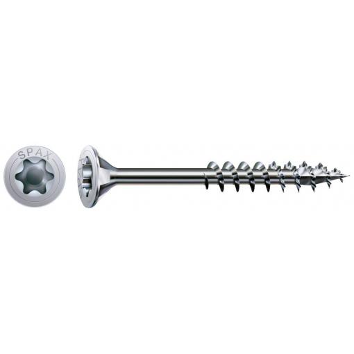 SPAX 0191010801005 R 88091 Senkkopf/T-STAR TG šroub se zápustnou hlavou 8 mm 100 mm T-STAR plus ocel WIROX 50 ks