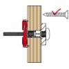 Fischer 537262 fischer DuoTec 10 K NV hmoždinka 50 mm 1 sada