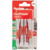 Fischer 537652 DuoPower 10 x 80 K NV hmoždinka 80 mm 10 mm 1 sada