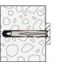 Fischer 084327 FU 8 x 50 S K NV univerzální hmoždinka 50 mm 1 sada