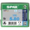 SPAX 1197000500803 R 88091 Senkkopf T-STAR šroub se zápustnou hlavou 5 mm 80 mm T-STAR plus nerezová ocel A2 100 ks