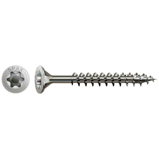SPAX 1197000600703 R 88091 Senkkopf T-STAR šroub se zápustnou hlavou 6 mm 70 mm T-STAR plus nerezová ocel A2 100 ks