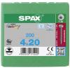 SPAX 0207000400203 R 88093 Ruko m.Spitze/T-STAR VG šroub do dřeva 4 mm 20 mm T-STAR plus nerezová ocel A2 200 ks