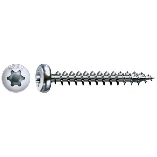 SPAX 201010450125 SPAX Ruko-T šroub do dřeva 4.5 mm 12 mm Torx, vnitřní korunka šestihranná ocel galvanizováno zinkem 1000 ks