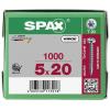 SPAX 0201010500205 R 88093 Ruko m.Spitze/T-STAR šroub do dřeva 5 mm 20 mm T-STAR plus ocel WIROX 1000 ks