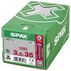 SPAX 0201010350355 R 88093 Ruko m.Spitze/T-STAR šroub do dřeva 3.5 mm 35 mm T-STAR plus ocel WIROX 1000 ks