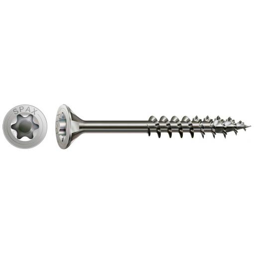 SPAX 0197000600603 R 88091 Senkkopf T-STAR TG šroub se zápustnou hlavou 6 mm 60 mm T-STAR plus nerezová ocel A2 100 ks