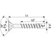 SPAX 880910190060110 R 88091 Senkkopf/T-STAR TG šroub se zápustnou hlavou 6 mm 110 mm Torx, vnitřní korunka šestihranná ocel galvanizováno zinkem 100 ks