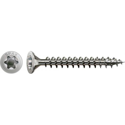 SPAX 1197000350253 R 88091 Senkkopf T-STAR šroub se zápustnou hlavou 3.5 mm 25 mm T-STAR plus nerezová ocel A2 200 ks