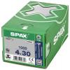 SPAX 880910190040030 R 88091 Senkkopf/T-STAR TG šroub se zápustnou hlavou 4 mm 30 mm Torx, vnitřní korunka šestihranná ocel galvanizováno zinkem 1000 ks