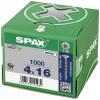 SPAX 880910100035025 R 88091 Senkkopf/T-STAR šroub se zápustnou hlavou 3.5 mm 25 mm Torx, vnitřní korunka šestihranná ocel galvanizováno zinkem 1000 ks