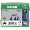 SPAX 880910190040040 R 88091 Senkkopf/T-STAR TG šroub se zápustnou hlavou 4 mm 40 mm Torx, vnitřní korunka šestihranná ocel galvanizováno zinkem 1000 ks
