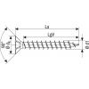 SPAX 1191010300205 R 88091 Senkkopf/T-STAR šroub se zápustnou hlavou 3 mm 20 mm T-STAR plus ocel WIROX 1000 ks