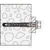 Fischer 536186 SXRL 10 x 120 FUS K NV hmoždinka s dlouhým dříkem 120 mm 1 sada