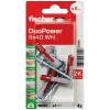 Fischer 535001 DuoPower 8 x 40 WH K NV sada hmoždinek 40 mm 8 mm 1 sada