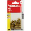 Fischer 532737 MS 6 x 22 K NV mosazná hmoždinka 22 mm 1 sada