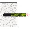 Fischer 532701 UX Green 10 x 60 R WH K NV univerzální hmoždinka 60 mm 10 mm 1 sada