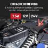 Absina 301015 nabíječka autobaterie 12 V, 24 V 7.5 A
