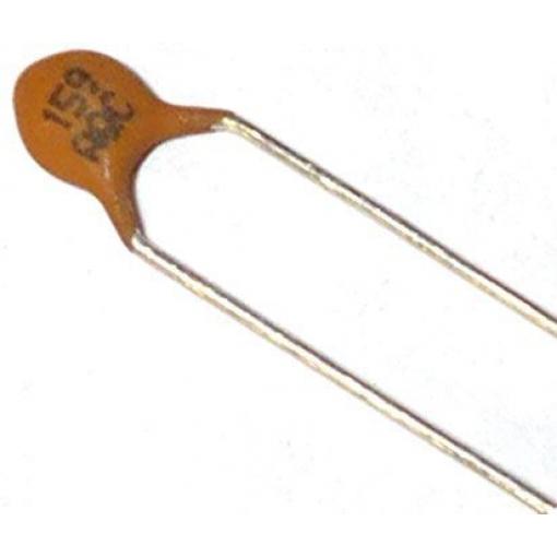 Keramický kondenzátor 1,5 pF / 50 V, RM=5 mm