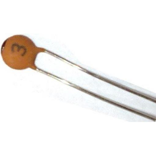 Keramický kondenzátor 3 pF / 50 V, RM 2,54 mm