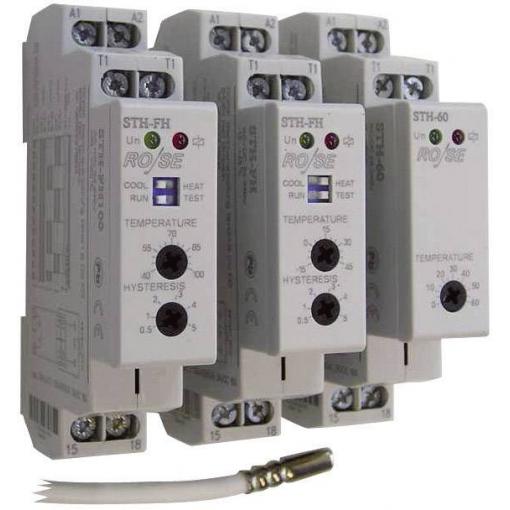 RO/SE LM-Heizungen termostat do skříňového rozvaděče STH-FH100 240 V/AC, 240 V/DC 1 spínací kontakt 1 ks