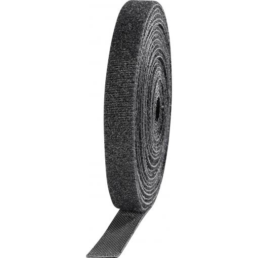 TOOLCRAFT KL10X3000C pásek se suchým zipem ke spojování háčková a flaušová část (d x š) 3000 mm x 10 mm černá 4 ks