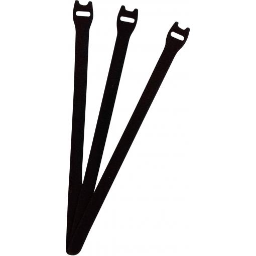 FASTECH® E1-3-330-B100 kabelový manažer na suchý zip ke spojování háčková a flaušová část (d x š) 250 mm x 13 mm černá 1 ks