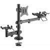 SpeaKa Professional držák na stůl pro monitor SP-POS-200 1 Displej: (s) 43,2 cm (17) - 81,3 cm (32) černá Držák pro POS terminál + tiskárna, naklápěcí,