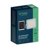 V-TAC VT-40W LED reflektor, solární modul 6 W, studená bílá, bílá, 7839