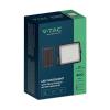 V-TAC VT-40W LED reflektor, solární modul 6 W, studená bílá, černá, 7821