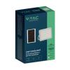 V-TAC VT-120W LED reflektor, solární modul 15 W, studená bílá, bílá, 7843