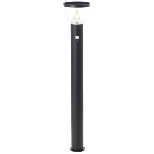 Brilliant G40412/06 Tulip venkovní solární stojanové světlo s PIR senzorem LED modul pevně vestavěné LED 3 W černá