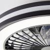 Brilliant G99280/06 Palmero LED stropní světlo s ventilátorem LED modul 40 W černá