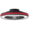 Brilliant G99280/06 Palmero LED stropní světlo s ventilátorem LED modul 40 W černá