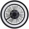 Brilliant G99280/06 Palmero LED stropní světlo s ventilátorem LED modul 40 W černá