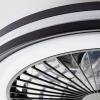 Brilliant G99280/06 Palmero LED stropní světlo s ventilátorem LED modul 40 W černá