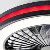 Brilliant G99280/06 Palmero LED stropní světlo s ventilátorem LED modul 40 W černá