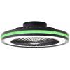 Brilliant G99280/06 Palmero LED stropní světlo s ventilátorem LED modul 40 W černá